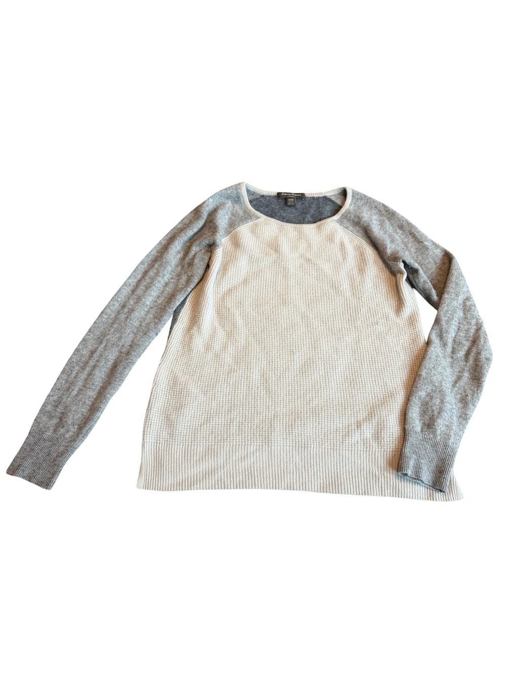 Tommy Bahama Cashmere Pullover Sweater Color Block Cozy Crew Neck Size Medium